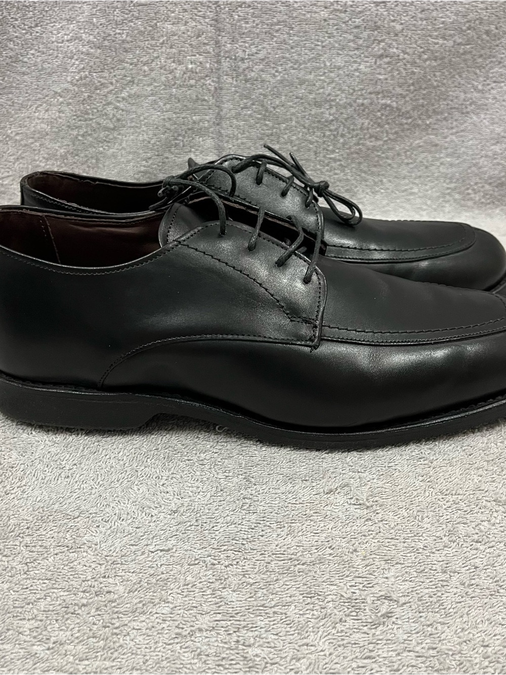 Allen Edmonds 3120 Men’s Size 10 (D) Black Oxford Leather Apron Split Toe